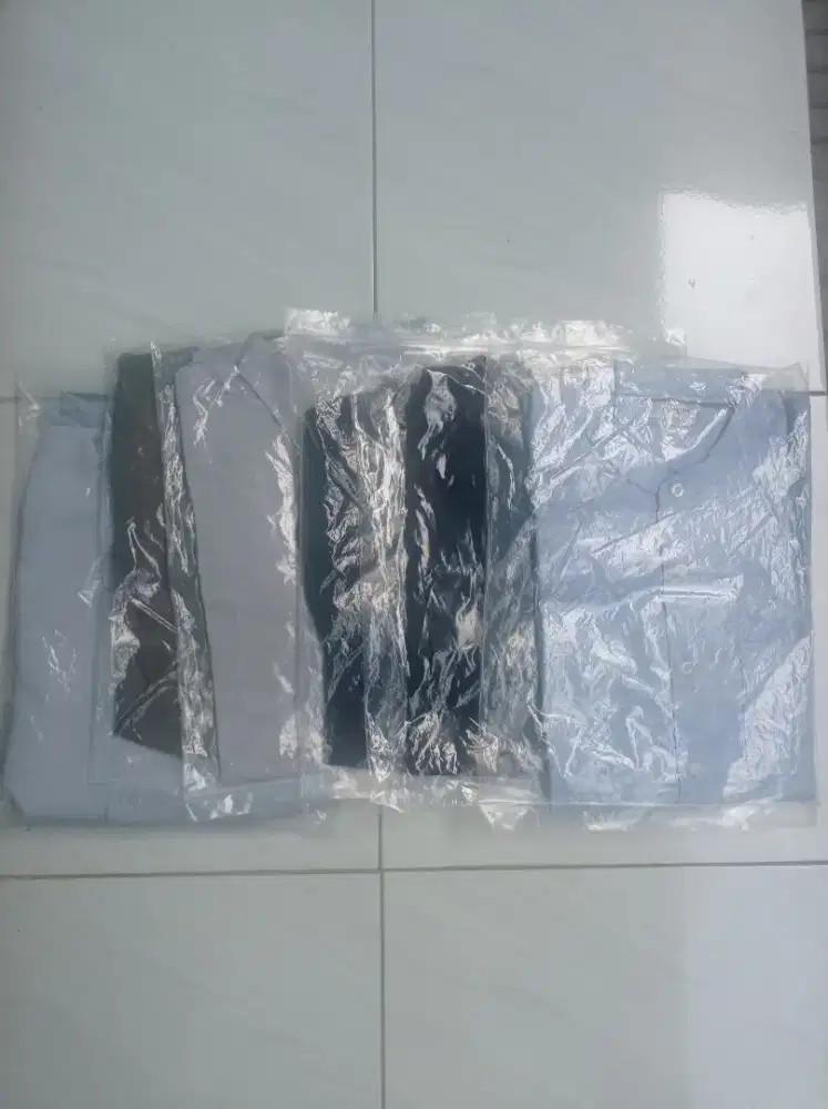 Jual borongan 5 peace kemeja pria merek Platini original