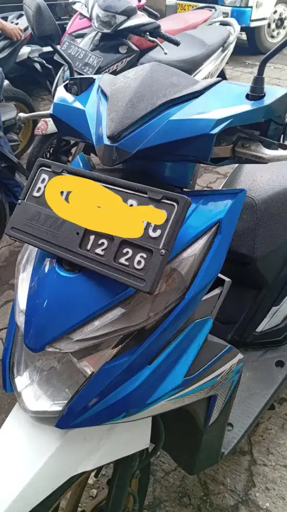 Motor beat second murah 2018 Biru putih