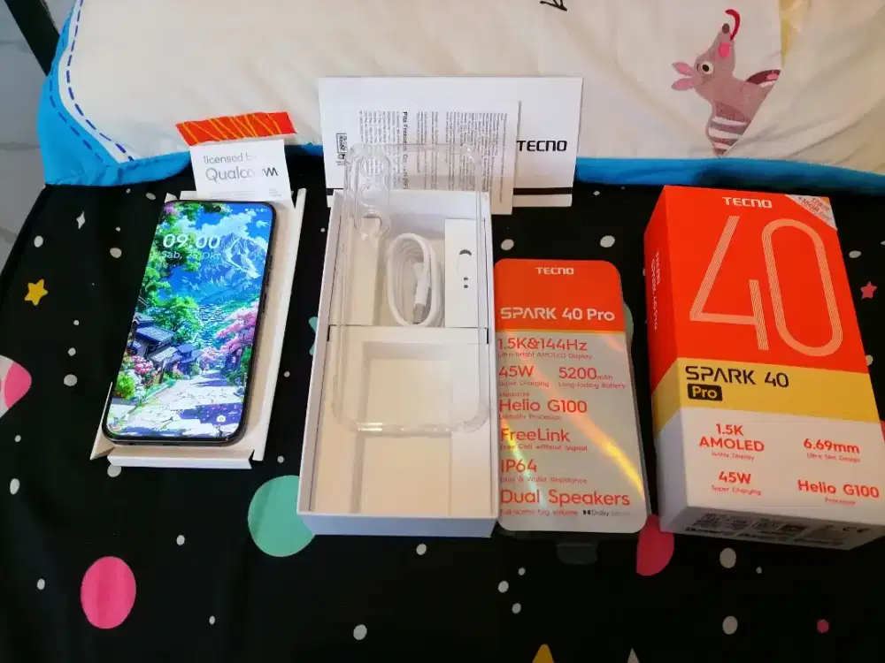 TERMURAH !!! Tecno Spark 40 Pro Amoled Tertipis 6.69 mm Ram 8 GB NFC
