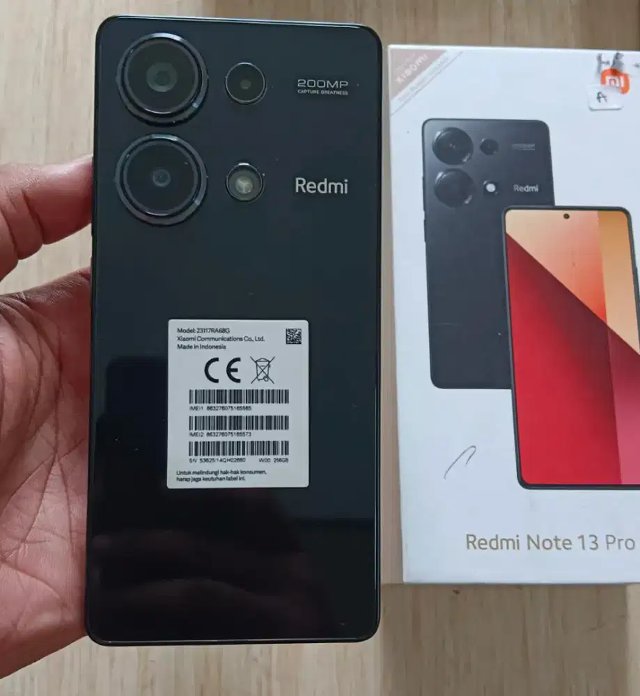 xiaomi note 13 pro 4G 8/256 mulussss