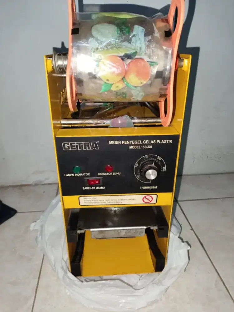 Mesin Penyegel Gelas Plastik (Mesin Press)