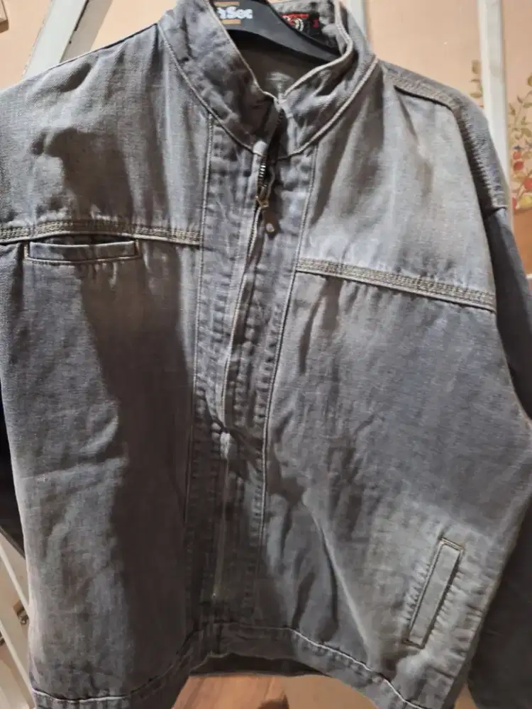 Jaket jeans cewe cowo