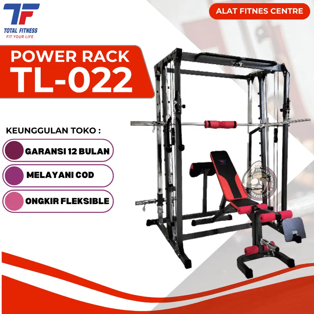 Alat Fitness Angkat Beban Power Rack TL-022