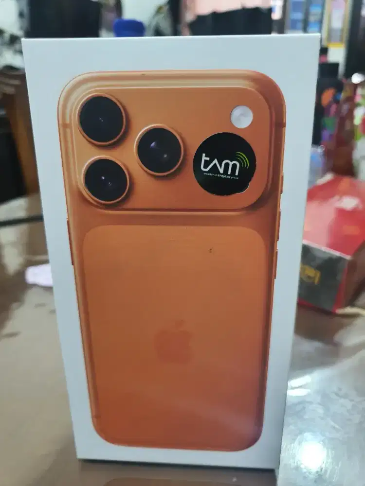 Iphone 17 pro 256gb cosmic orange garansi tam 1 tahun