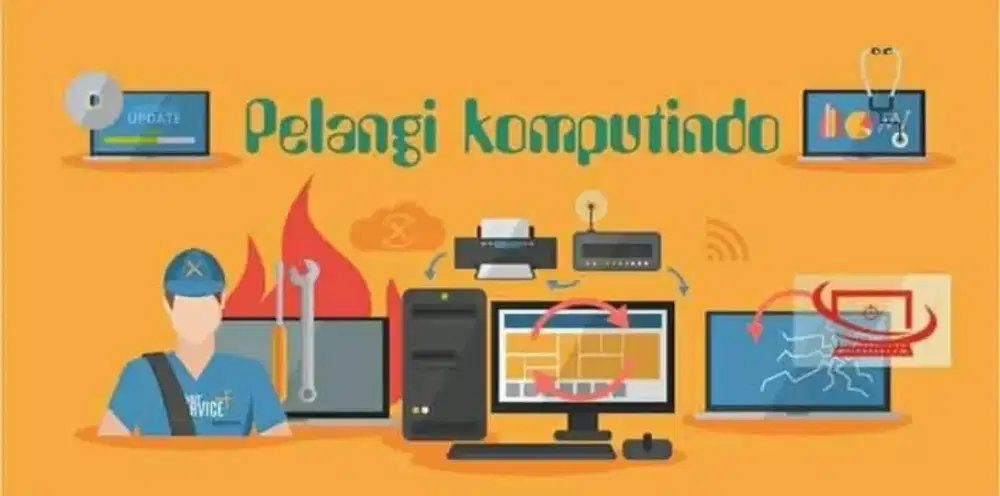 Servis komputer laptop printer