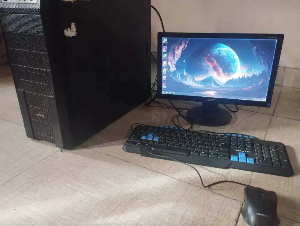 1 set komputer siap pakai