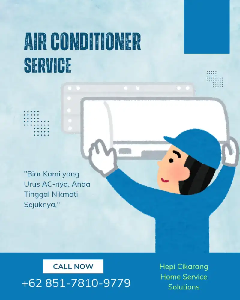Jasa Cuci AC, Pasang dan Service AC Cikarang