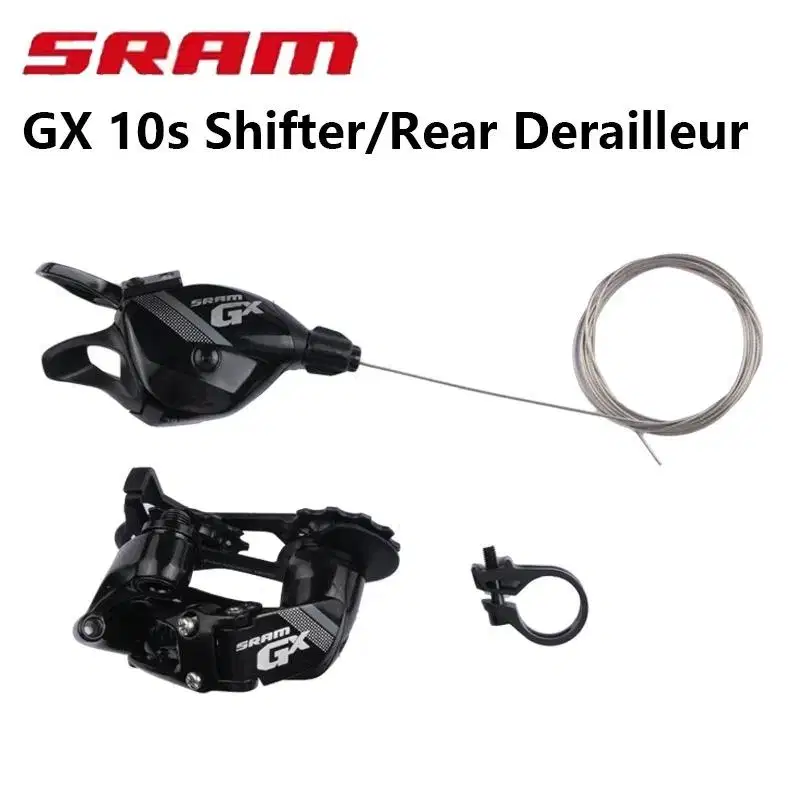 mini groupset sram gx 10s shifter + clamp + rd