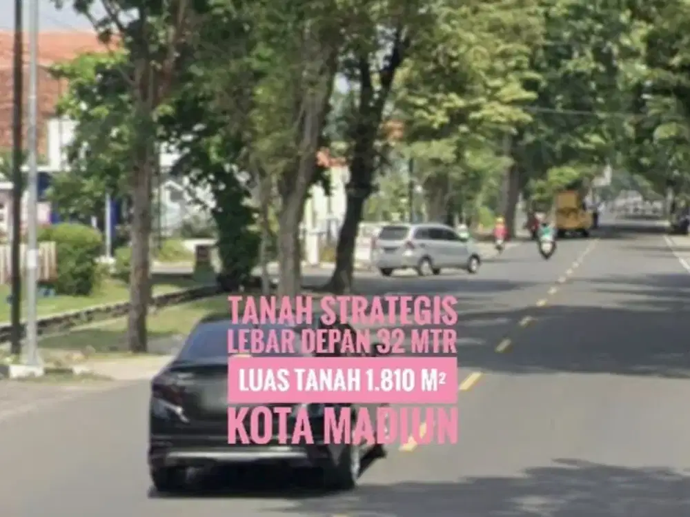 [W] Tnh Pekarangan LD 32 mtr, Jl Mayjen Panjaitan KOTA MADIUN, Strategiss