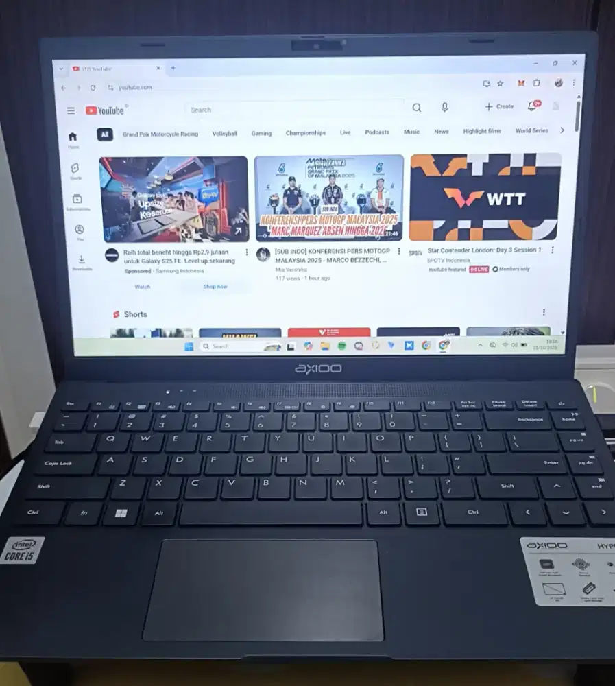 Laptop second Axioo Hype 5 intel core i5