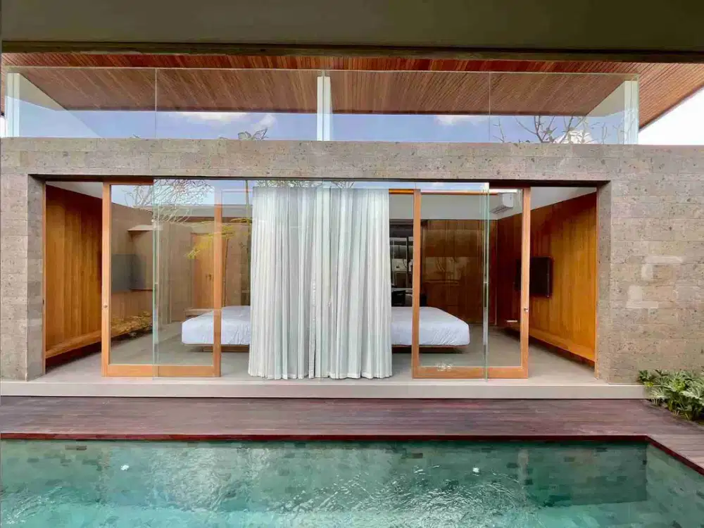 villa canggu villa kayu tulang baru