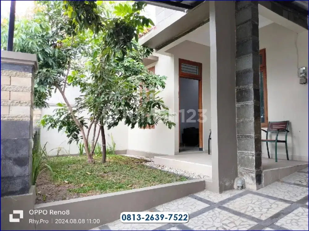 halaman rumah luas di wisata candi sambisari jogja