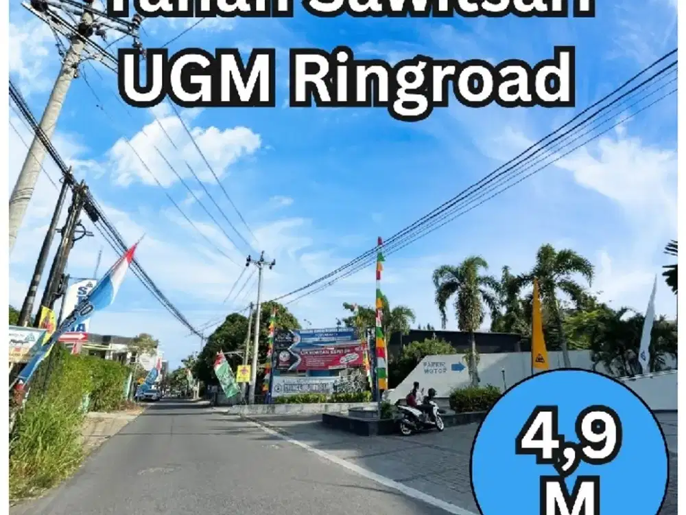 tanah pandean di ringroad ugm area premium