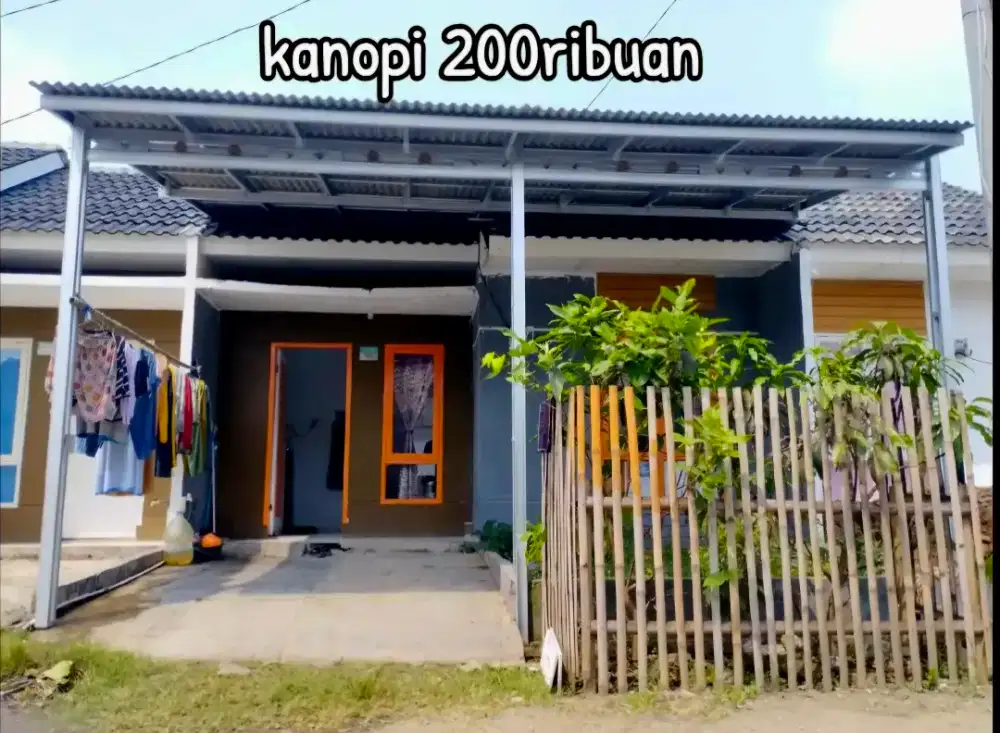 MUSIM HUJAN TERAS SERING BASAH?SUDAH SAATNYA PASANG KANOPI TERAS BAJA