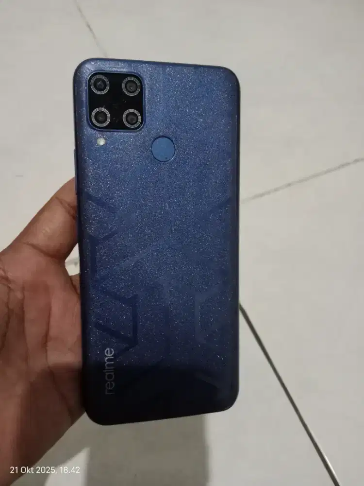 Realme C15 ram 4/64gb mulus dan normal