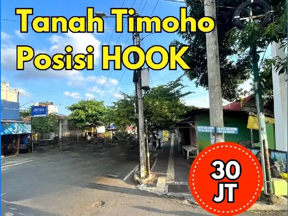 Tanah hook dekat STPMD APMD Jogja