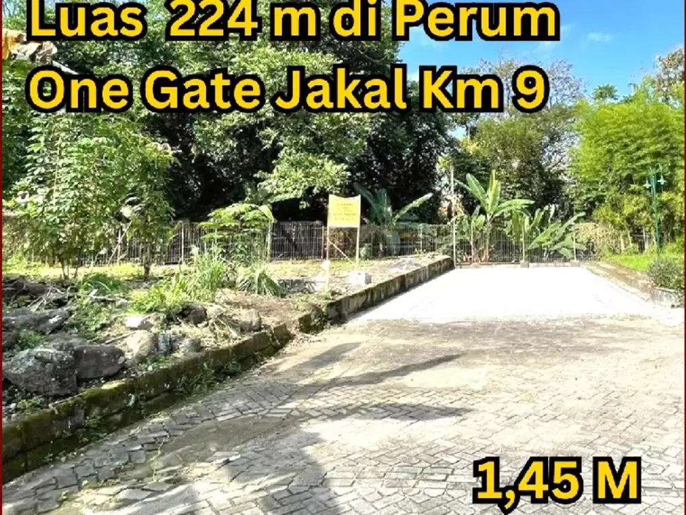 Security 24 Jam, Tanah Premium Jl Kaliurang Km 9