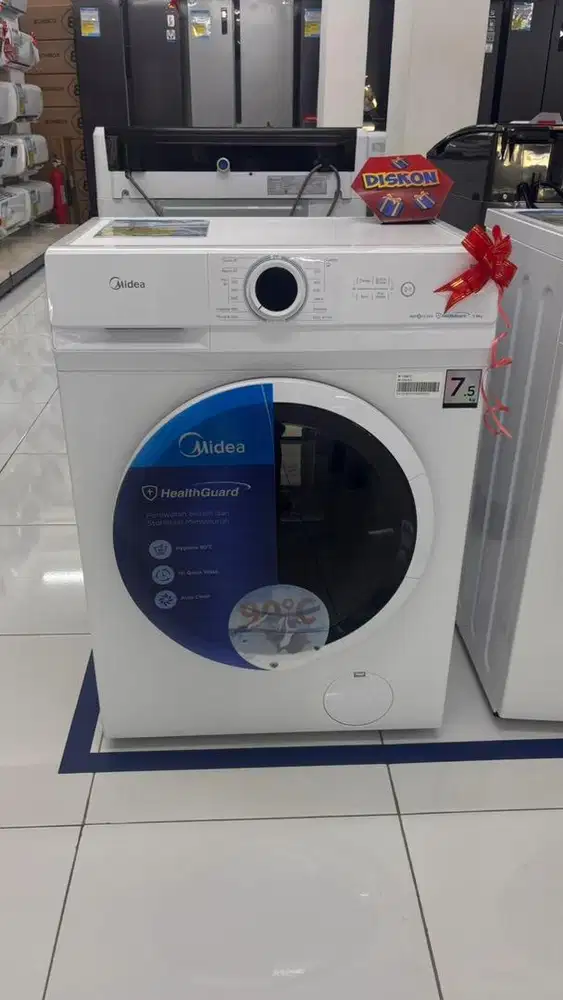 MESIN CUCI MIDEA 7,5KG BISA CICILAN PAKAI HOME CREDIT