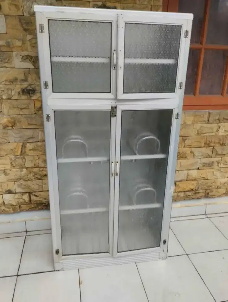 Jual aja lemari rak piring stenless