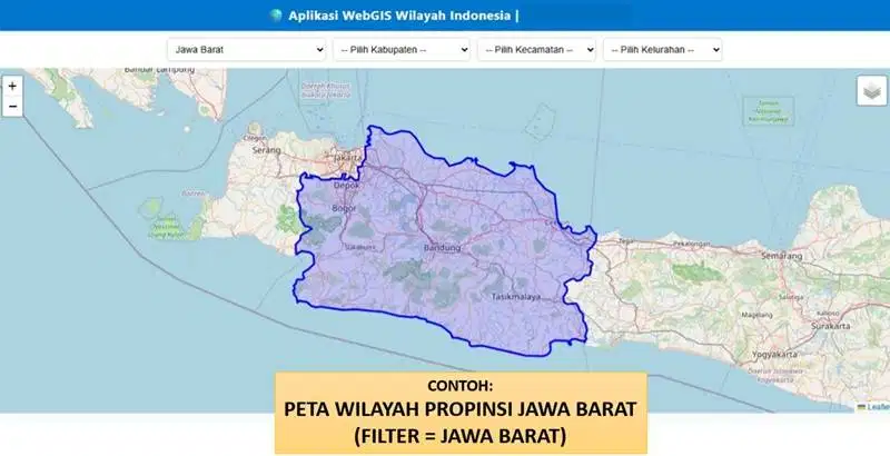 Peta Dasar Indonesia Siap WebGIS (GeoJSON + PHP + MySQL)