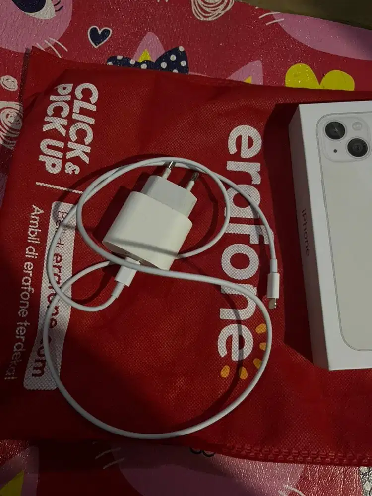 jual chrger iphone 20w orian+aerphone