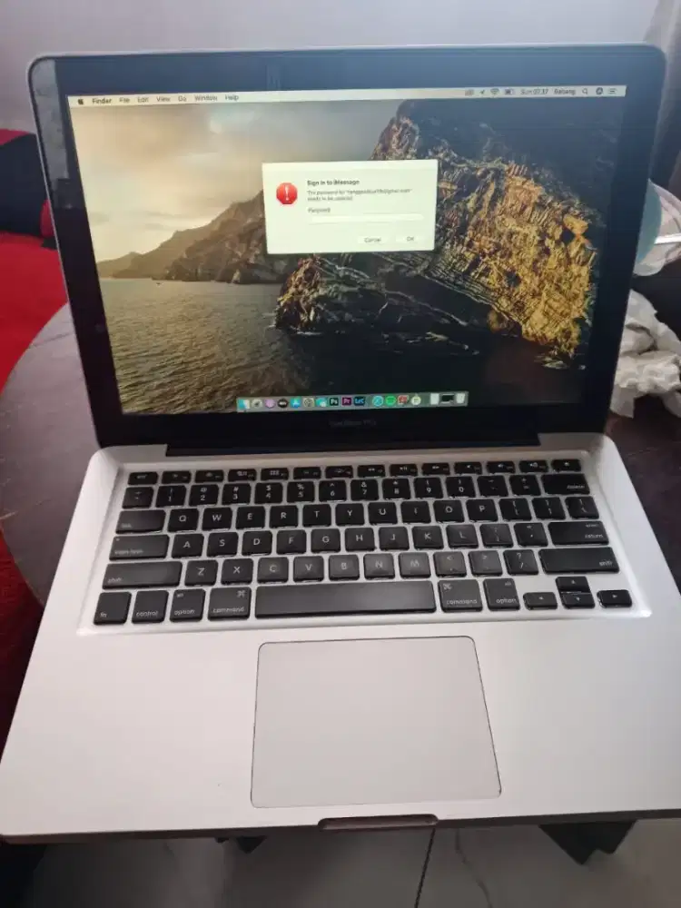 Macbook pro 2012 core i5 ram 8gb ssd 120gb