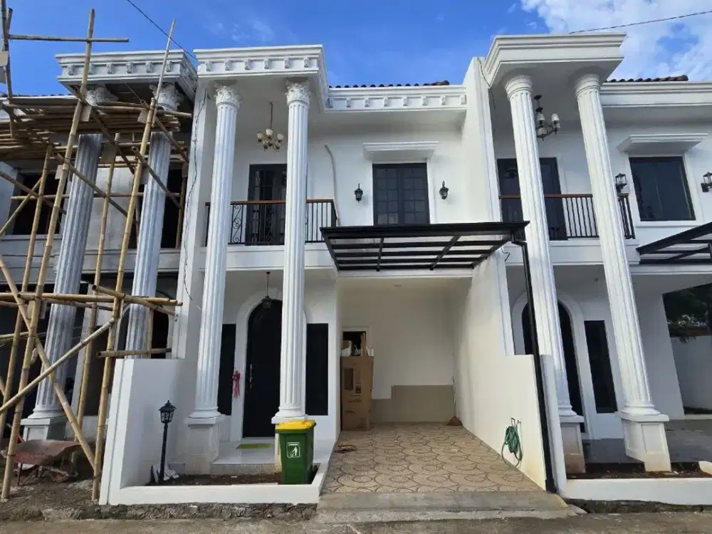 RUMAH MEWAH DESIGN EROPA FREE AC 2 UNIT AKSES MASUK 2 MOBIL