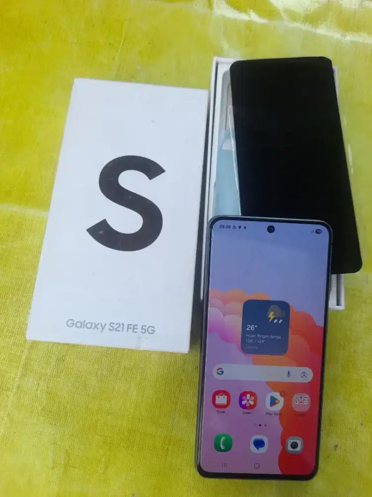 Samsung s21 fe lcd garis samping (bisa tt