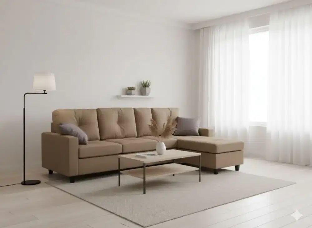 SOFA CORNER L PLUS OTTOMAN