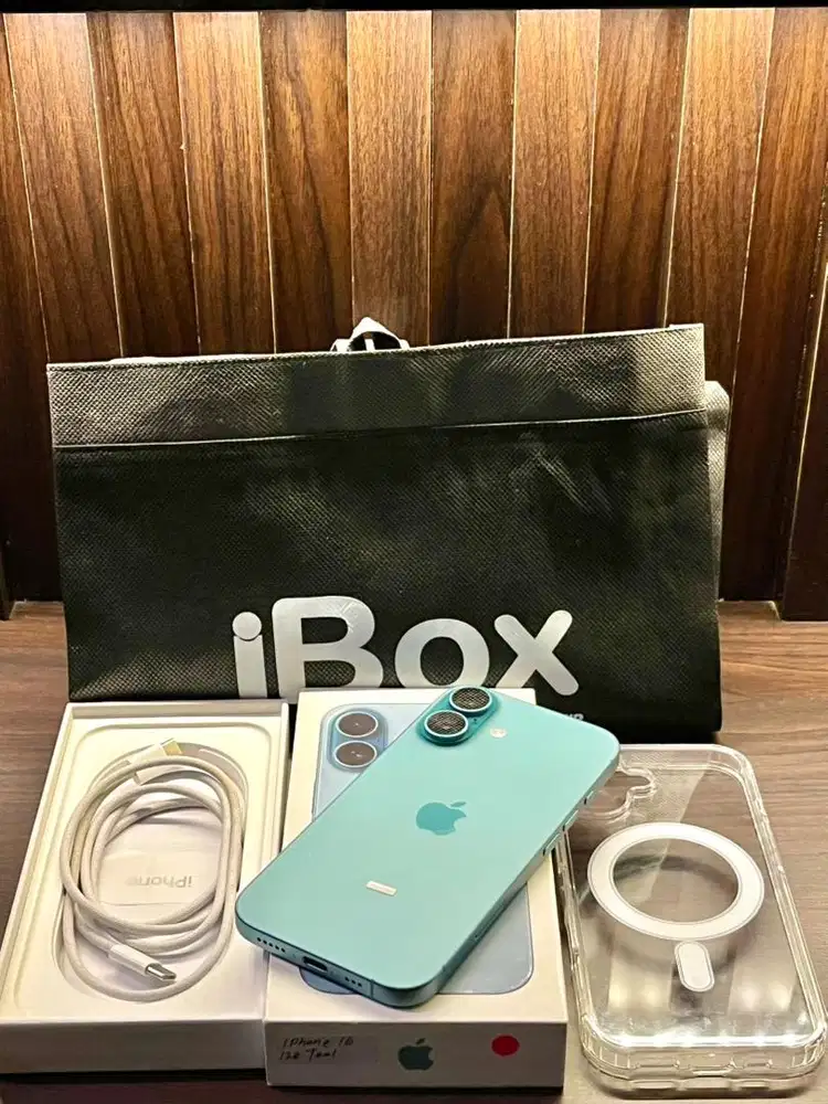 Iphone 16 128Gb Teal Garansi Ibox