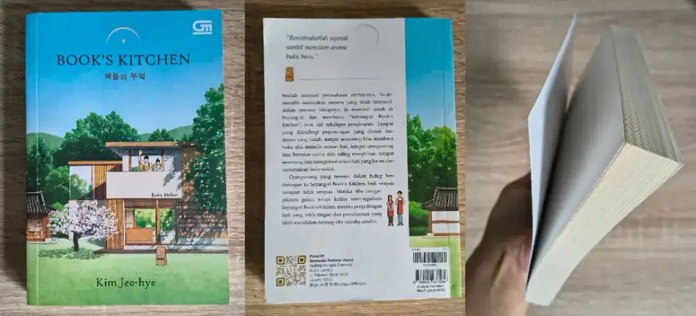 Book's kitchen by Kim Jee Hye, bahasa Indonesia, bekas
