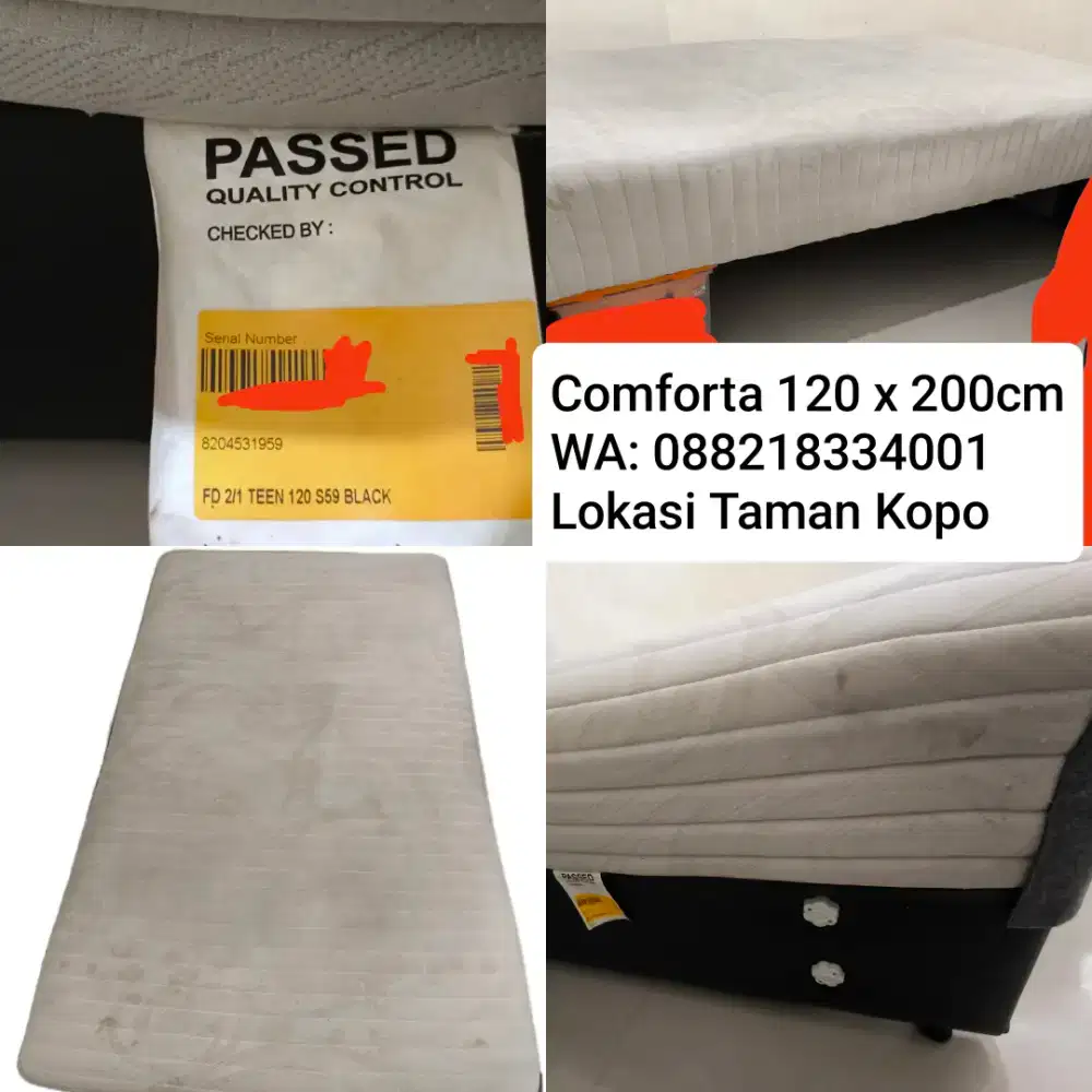Kasur remaja comforta 120x 200