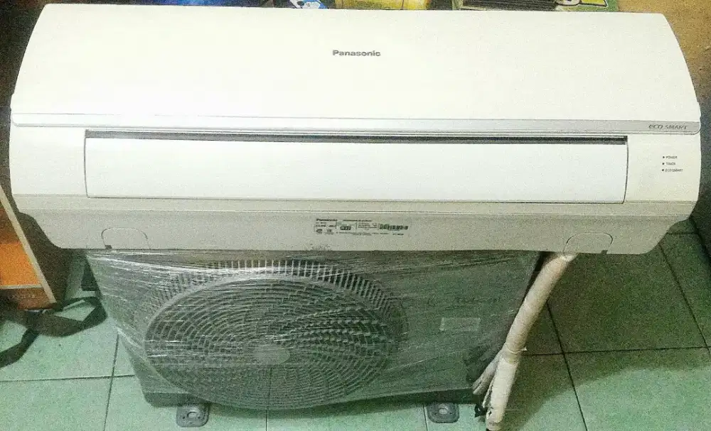 AC PANASONIC 1/2 PK(R32)ORISINIL LOW320WATT NORMAL BAGUS DINGIN SEKALI