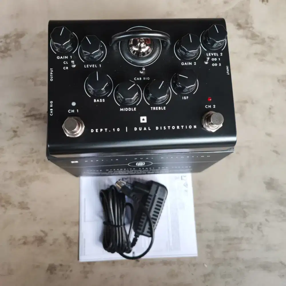 Efek Gitar Black Star Dept 10 Dual Distorsi