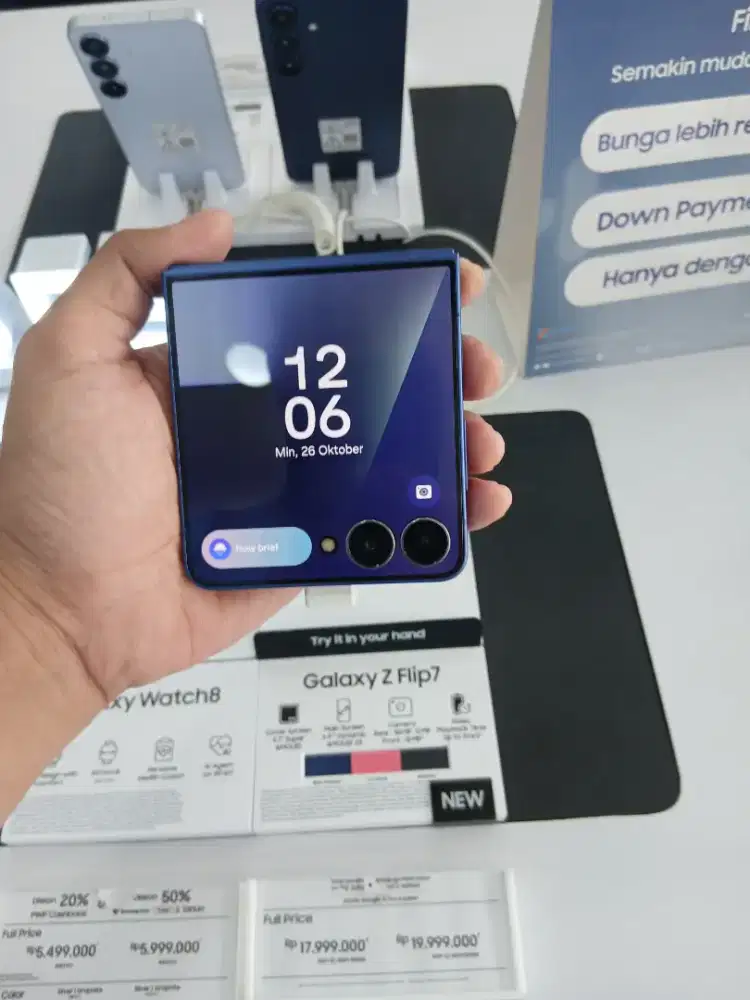 Cash Kredit Samsung galaxy Z Flip 7 garansi 1 tahun sein
