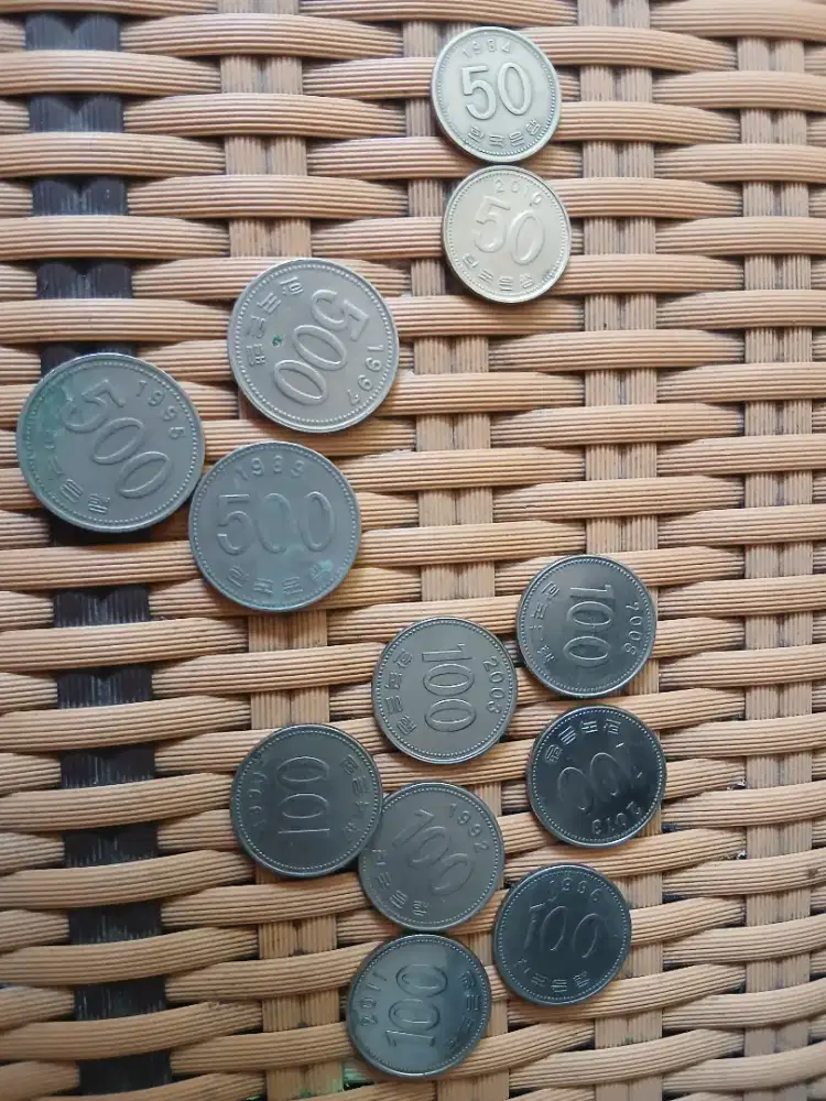 Koin won korea murah