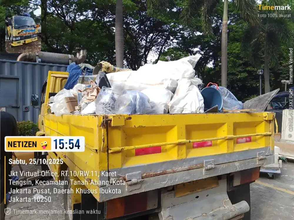 Jasa angkut puing dan sampah