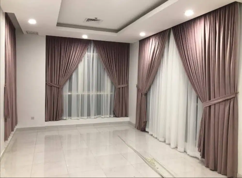 Jasa Tirai Gorden Jendela Gordyn Mewah Hordeng Model Terbaru Murah