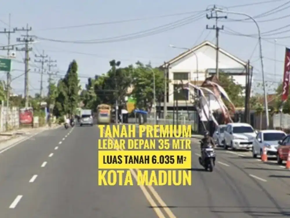 [AB] Tanah LD 35 mtr, Basuki Rahmad KOTA MADIUN Prospektif