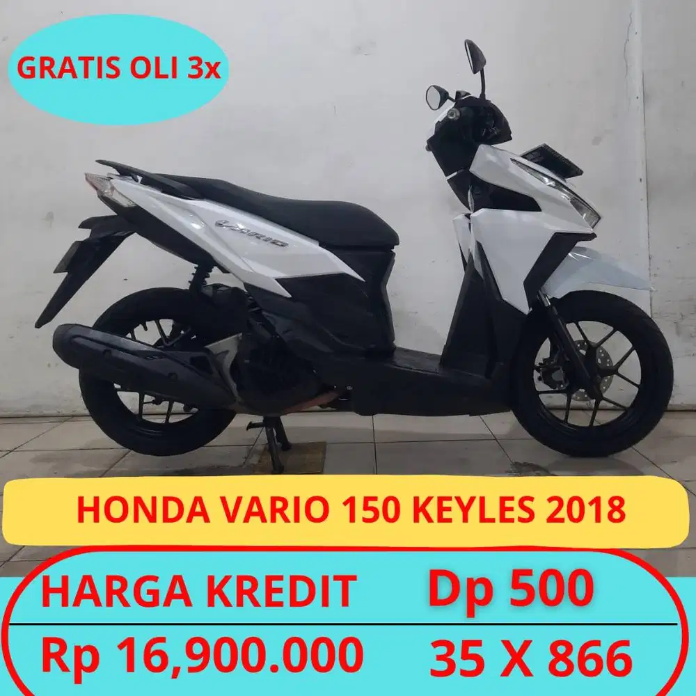 Vario 150 Keyless 2018 Dp Murah Hanya 500 Ribu
