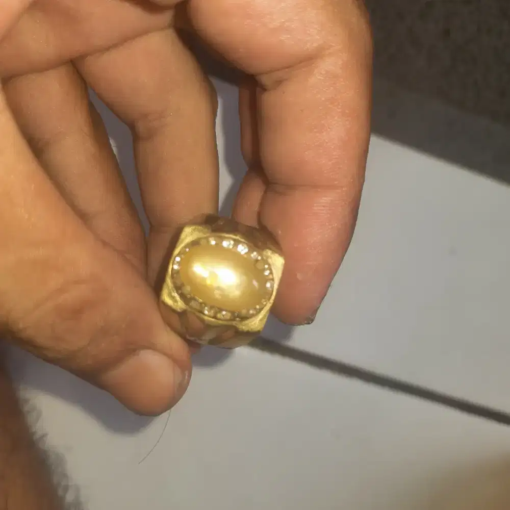 Cempaka jumbo perunggu lapis emas