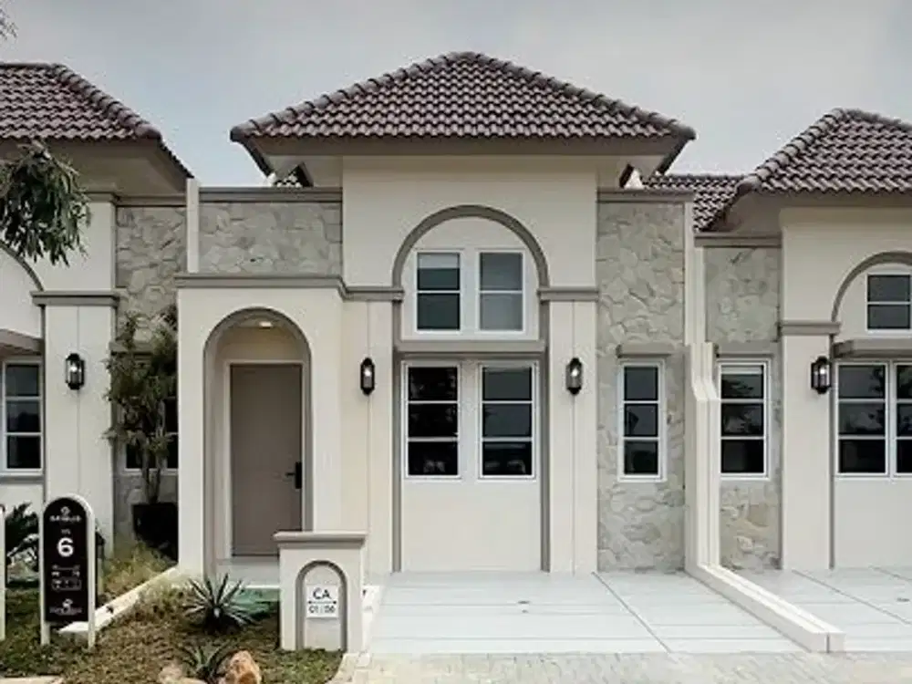 Cluster Origlio, rumah modern view danau di CitraRaya, Promo launching masih berlaku