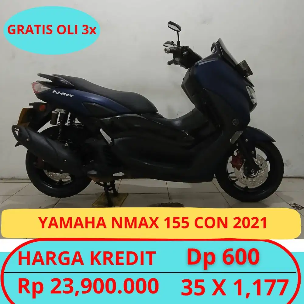 Yamaha Nmax 155 CON 2021 Garansi Mesin. Gratis Oli 3x. Free Ongkir