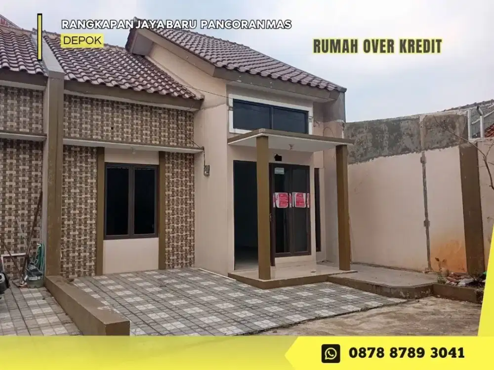 Jual Rumah Over Kredit dkt Tol 85JT di Cluster De Sulhan Residence Depok