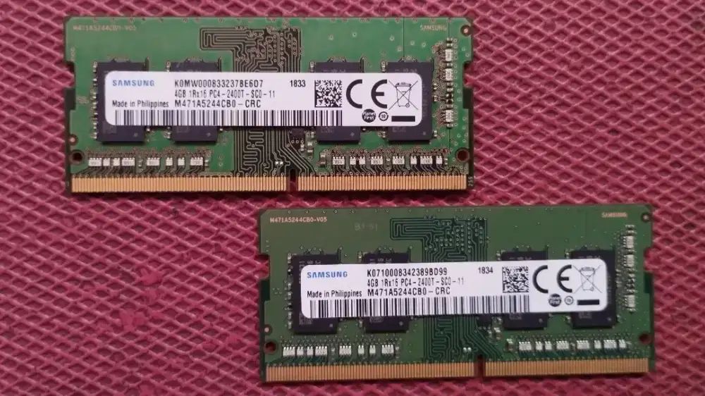 Sodimm ddr4 4gb (2keping)