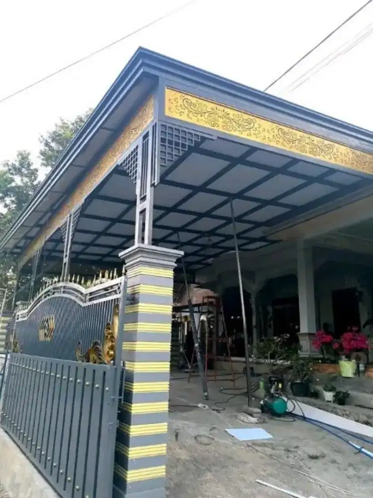 Bengkel las Lampung tralis kanopi tangga pintu pagar balkon