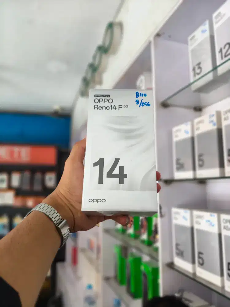 SUPER PROMO OPPO RENO 14F 5G 8/256 CASHBACK 100RB SEGEL&GARANSI RESMI