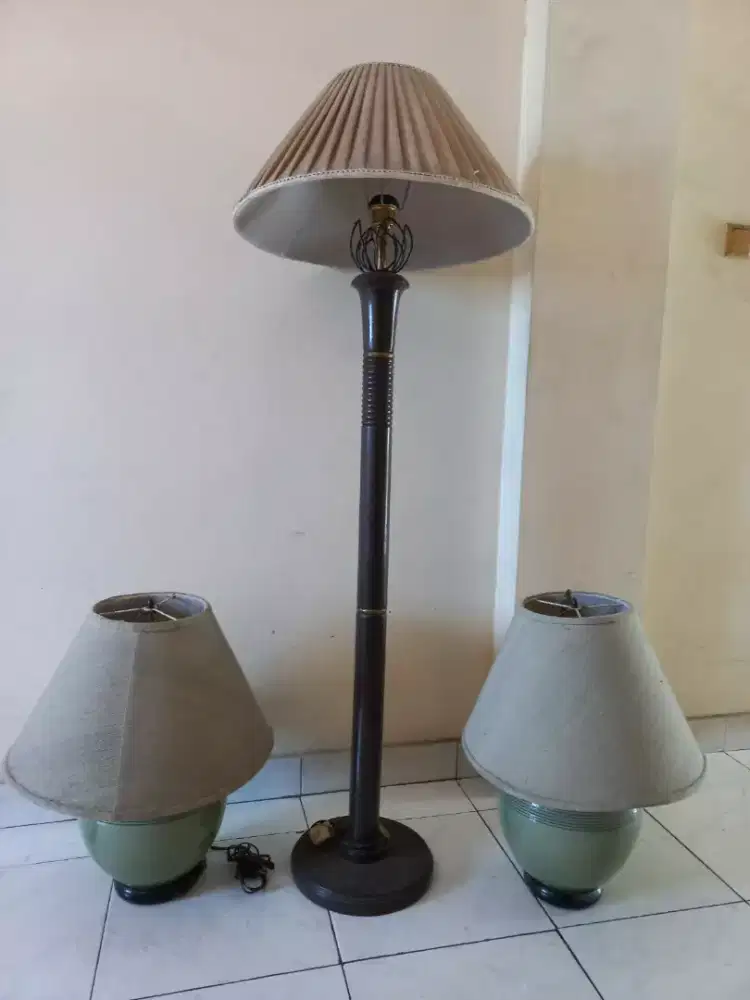 lampu hias indoor keramik/poslen