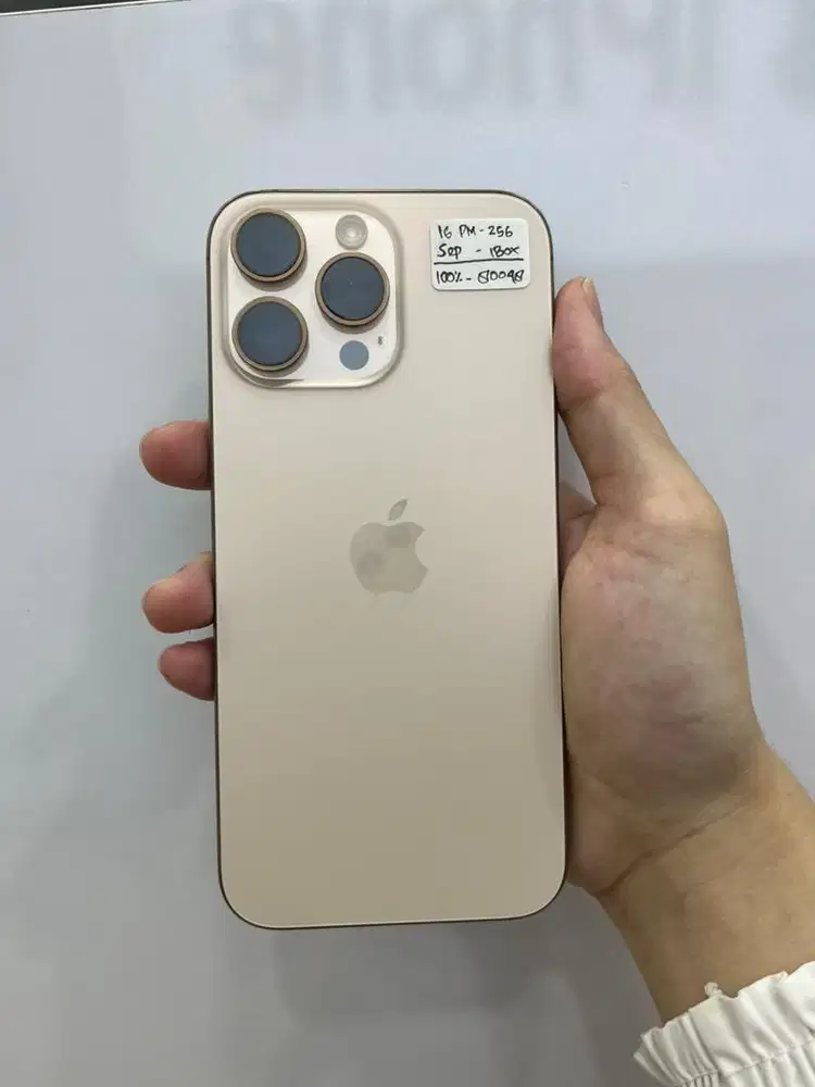 Iphone 16 PM 256Gb iBox resmi garansi on