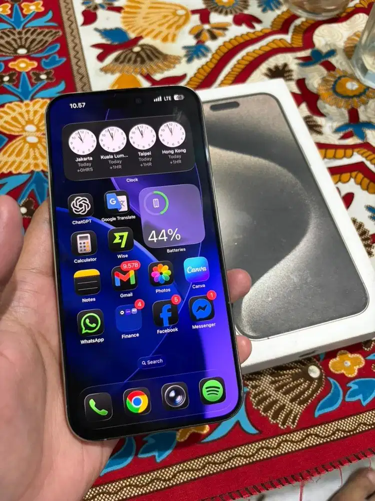 Iphone 15 Pro Max Natural Titanium 256 GB